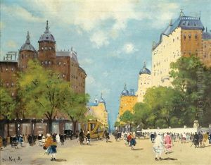 European Street by Antal Berkes