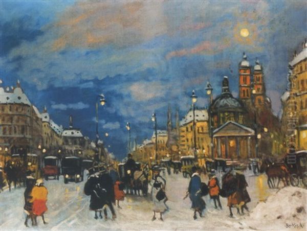 Nagyvarosi Utca (street In The City) - view 1