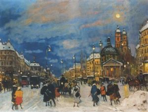 Nagyvarosi Utca (street In The City) by Antal Berkes
