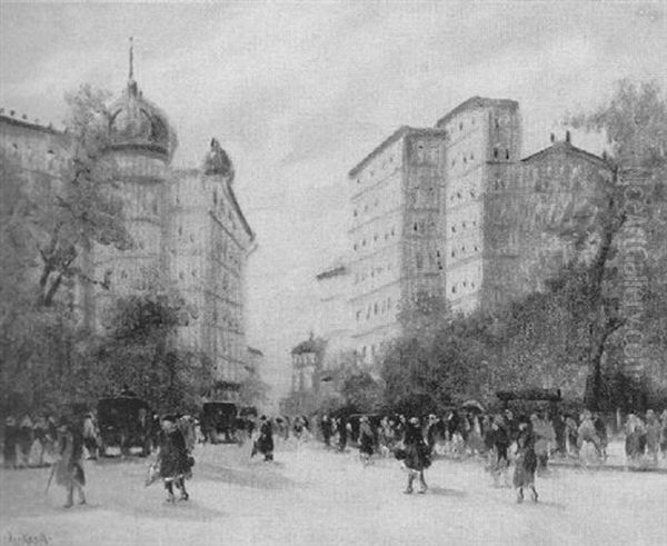 Strasenszene In Budapest - view 1