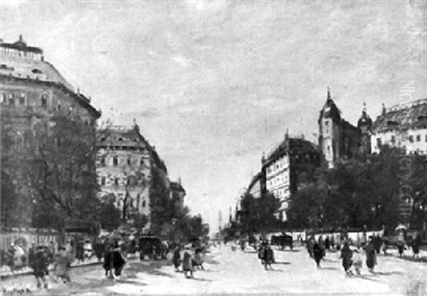Grosstadtboulevard Am Nachmittag - view 1