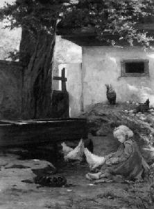 Huhnerfutterung by Antal Berkes