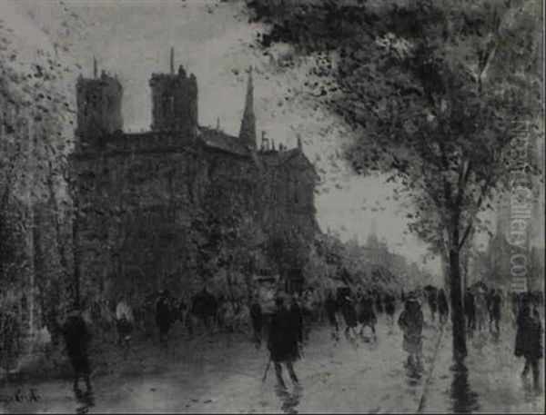 Paris Street Scene - view 1