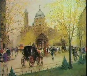 "an Autumn Street" by Antal Berkes