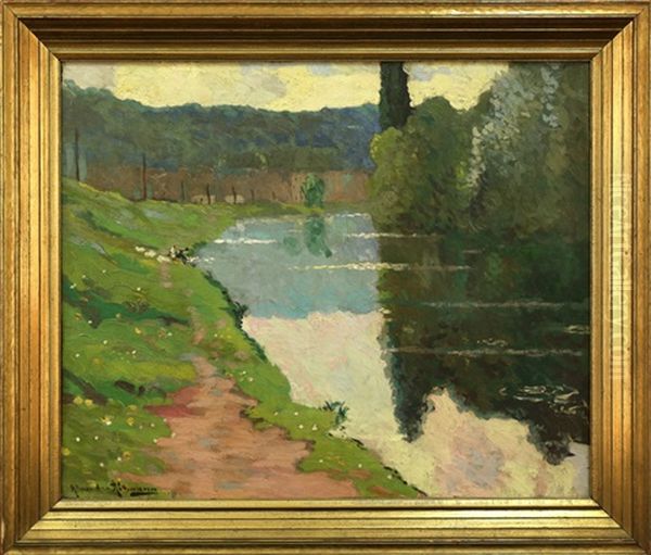 Fishing By The River - view 1