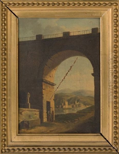 Paysage Avec Porte Monumentale - view 1