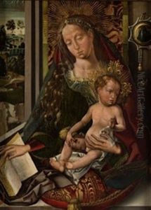 Virgen Con Nino by Bartolome (de Cardenas) Bermejo
