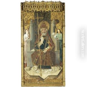 Saint Peter Enthroned With Angels Saint Peter Enthroned With Angels