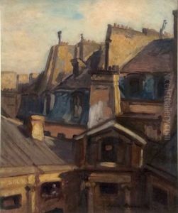 Rooftops Of Paris by Emile Bernard