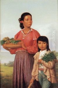 Portrait Of Two Chitimacha Indians Portrait Of Two Chitimacha Indians