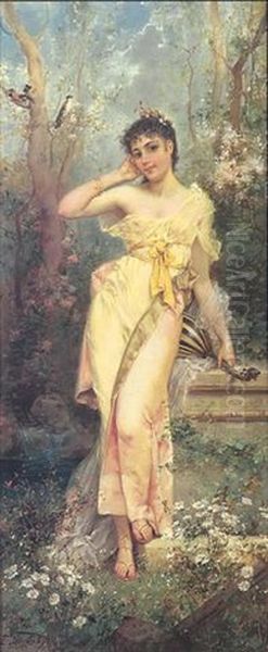 Maiden In A Garden - view 1