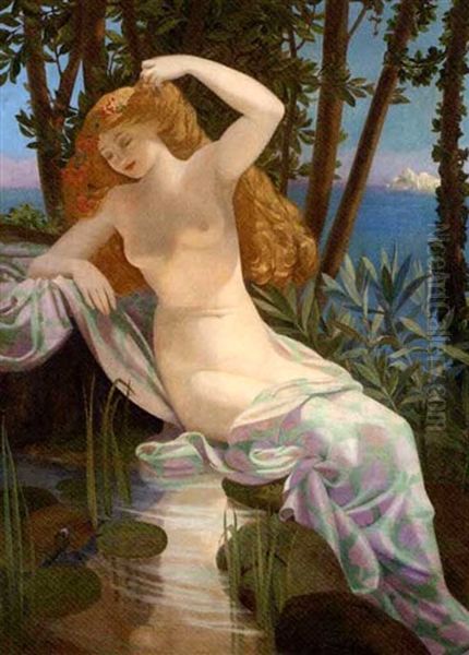 An Allegory Of Spring (+ An Allegory Of Summer; Pair) - view 1