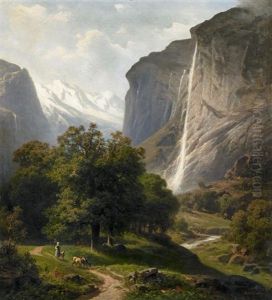Der Staubach Im Lauterbrunnenthal Aus Dem Berner Oberland