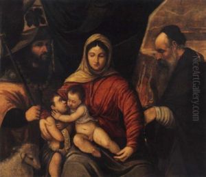 Madonna Con Bambino, San Giovannino, San Giacomo Da Compostella E San Antonio Abate Madonna Con Bambino, San Giovannino, San Giacomo Da Compostella E San Antonio Abate