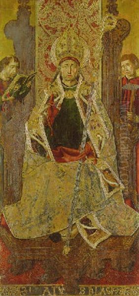 Saint Blaise Enthroned - view 1