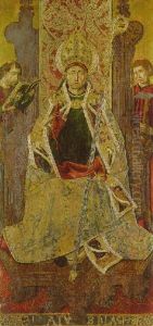 Saint Blaise Enthroned Saint Blaise Enthroned