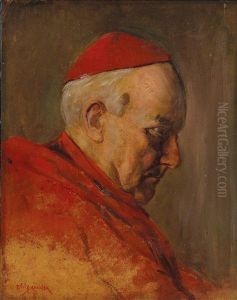 Portrait Eines Kirchlichen Wurdentragers by Wilhelm Bernatzik