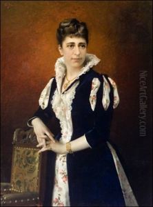 Naisen Muotokuva (mellin) by Gunnar Fredrik Berndtson