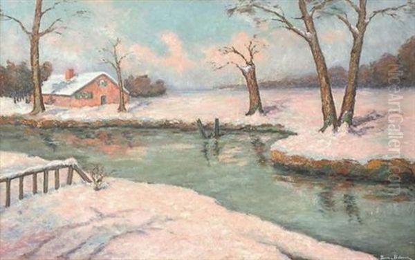 Bord De Riviere En Hiver - view 1