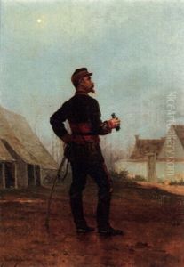 On The Lookout by Etienne Prosper Berne-Bellecour