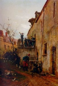 Aux Armes! by Etienne Prosper Berne-Bellecour