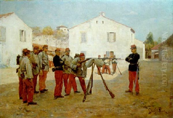 A French Line Infantry In Drill Order - view 1