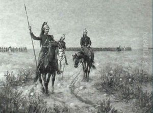 French Cavalry by Etienne Prosper Berne-Bellecour