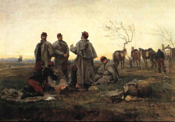 A Cavalry Halt - view 1