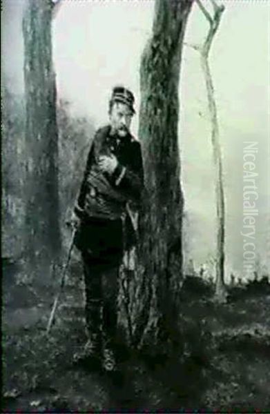 Soldier With His Sword Drawn - view 1