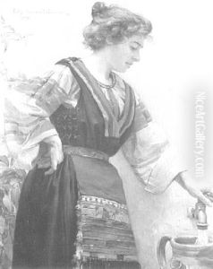 The Water Carrier by Felix Berne-Bellecour