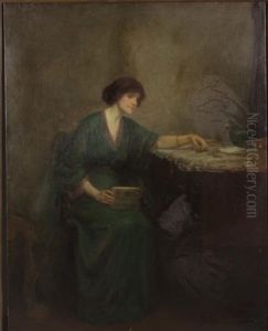 Woman At Her Dressing Table