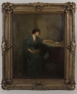 Woman At Her Dressing Table