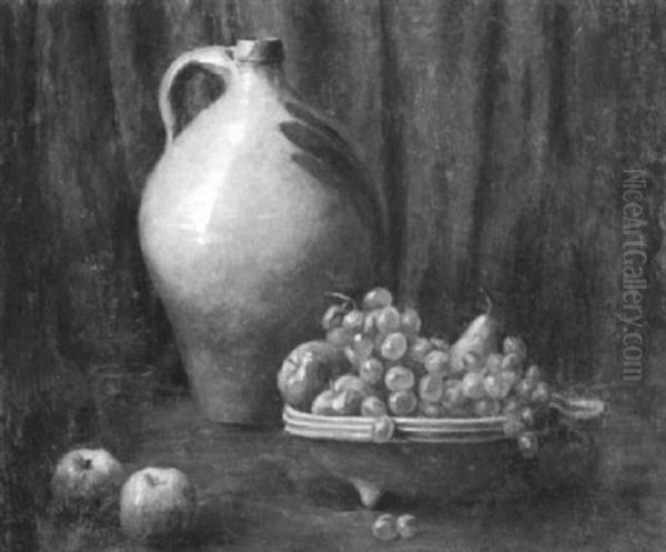 Still Life With Fruit And Earthenware Jug - view 1