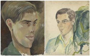 Two Portraits Of Robert Heber-percy