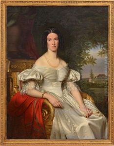 Theobald Graf Von Butler Haimhausen; And Victorine Graf Von Butler Haimhausen (2 Works) by Joseph Bernhardt