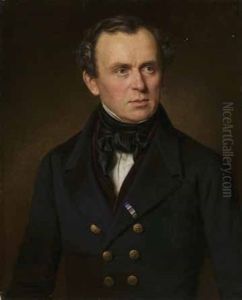 Brustportrat Eines Herrn by Joseph Bernhardt