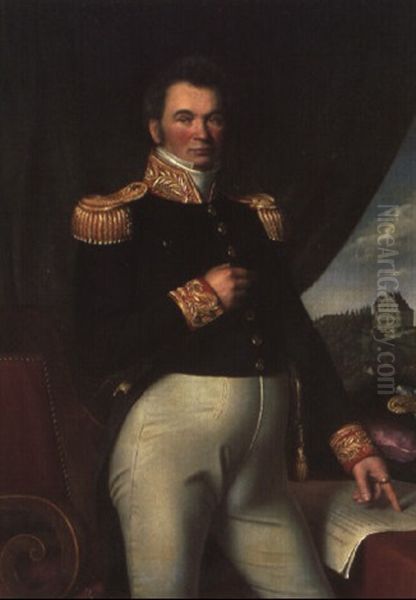 Portrat Des Freiherrn Christoph Friedrich Von Ponickau In Uniform - view 1