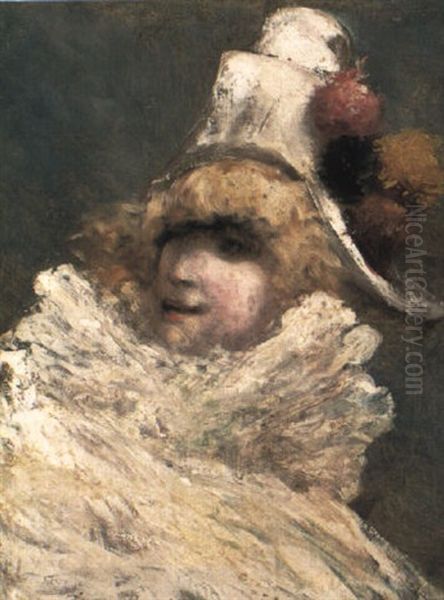 Self-portrait As Pierrot - view 1