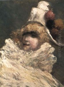 Self-portrait As Pierrot by Sarah Bernhardt