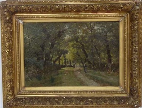 Le Troupeau Sous Les Frondaisons - view 1