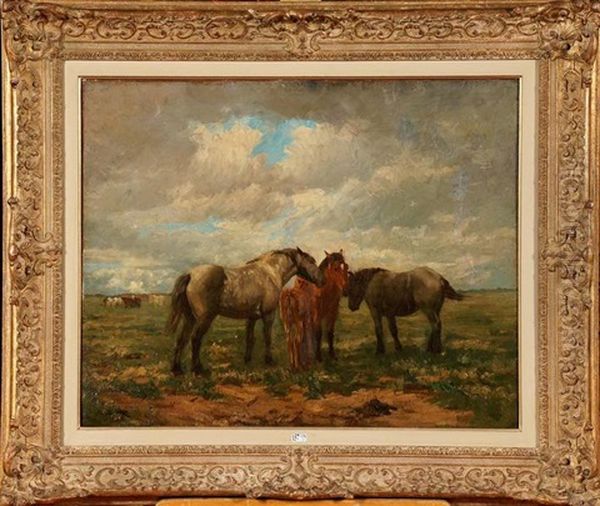 Chevaux Au Pre - view 1