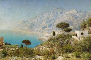 Blick Auf Sorrent by Edmund Berninger