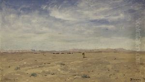 Beduinenzelte In Der Sahara Bei Biskra