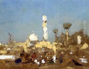 Blick Auf Eine Orientalische Stadt (sketch)