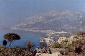 Landschaft Bei Sorrent by Edmund Berninger