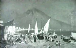 Markttag Auf Capri by Edmund Berninger