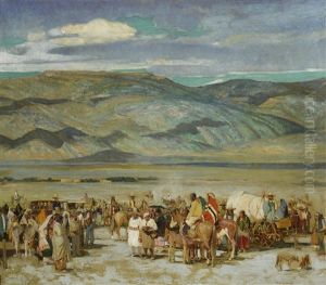 Crowd At Horse Race-taos, N. Mex