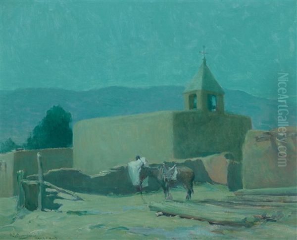 Old Mission At Taos - view 1