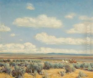 Taos Country by Oscar Edmund Berninghaus