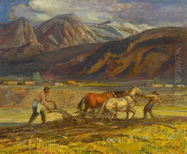 Taos Field Of Workers - view 1